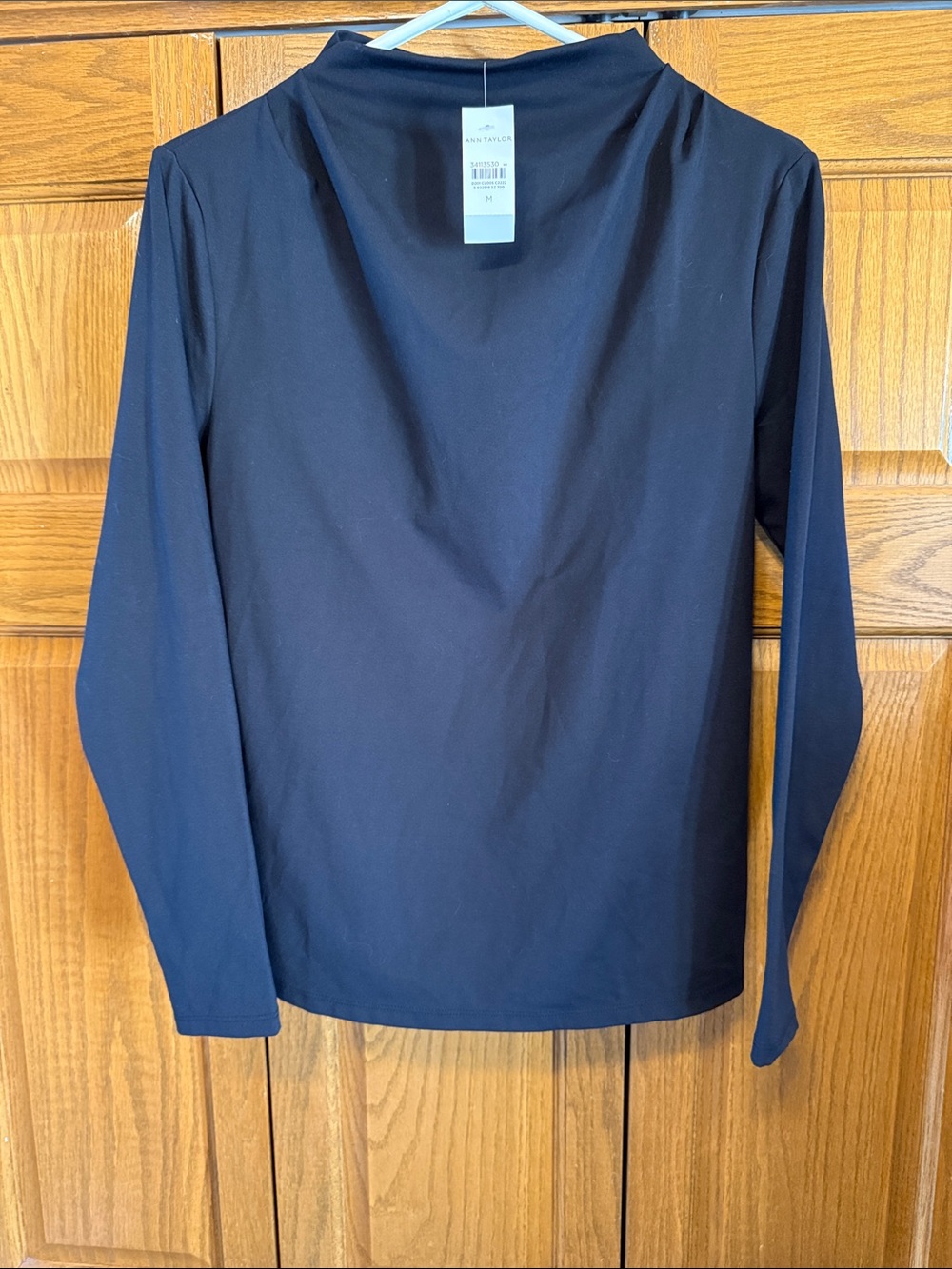 Ann Taylor Long-Sleeve Black Tops/Size: Medium
